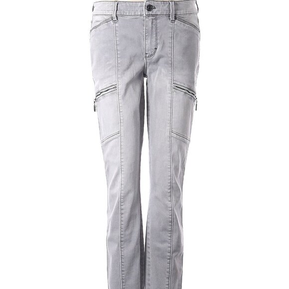 White House Black Market Denim - White house black market the skinny grey jean size 6